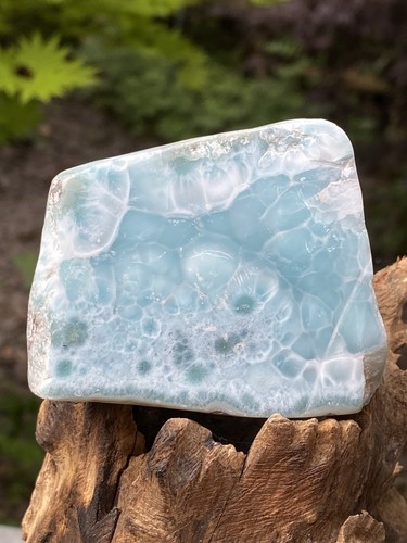 Large larimar slice slab - slice,