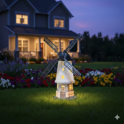 Large solar windmil - windmil, ornament