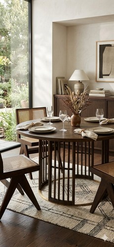 Round dining table seater - round,