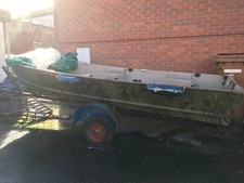 Aluminium Fishing Boat With Trailer And Outboard