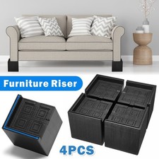 4Pcs 3" Heavy Duty Bed Chair