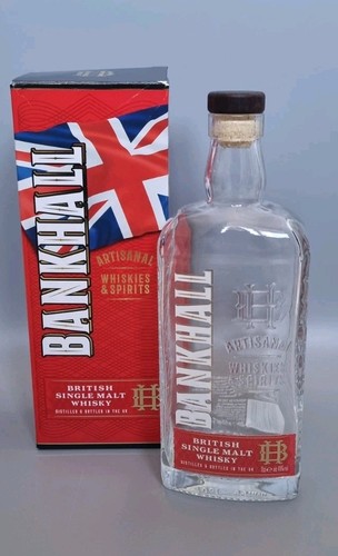 Bankhall whisky empty - whisky, bottle