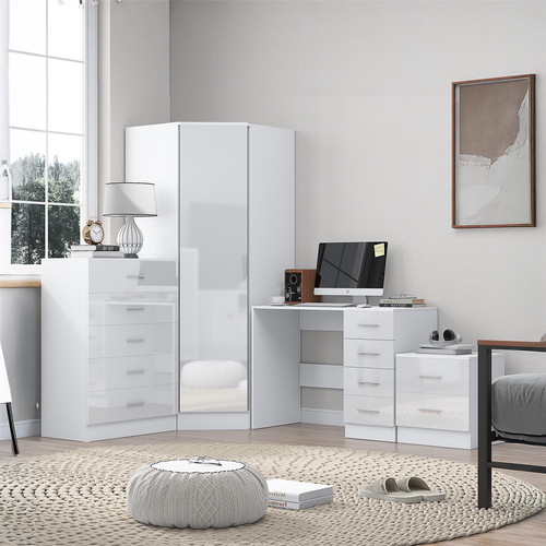 Reflect white bedroom - white,