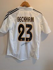 David Beckham Signed Real