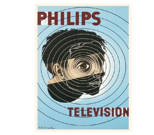 Philips television 1950s style - television,
