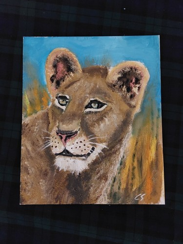 Original wildlife painting a - , "a