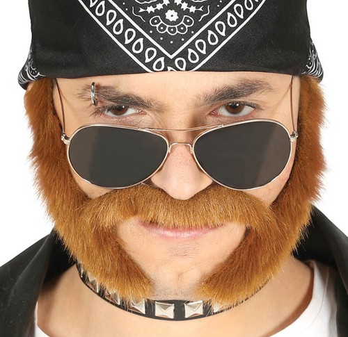 Biker mutton chops ginger - biker,