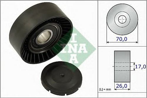 Ribbed belt tensioner - v-ribbed,