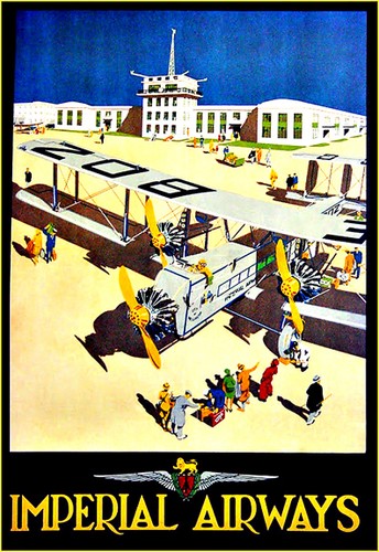 Flying imperial airways travel - imperial,