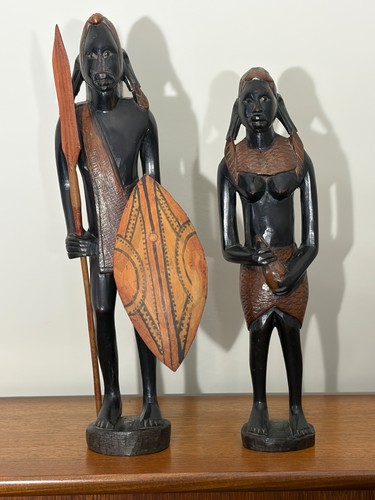 Pair vintage wooden hand - pair, of