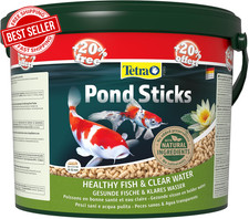 Pond Fish Food Sticks 10L 20% Free Goldfish Koi Balanced Nutrition Floating