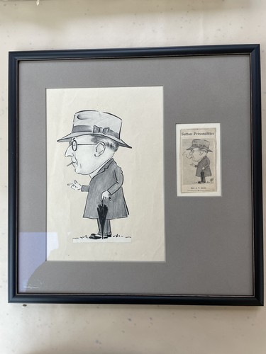 Vintage pen and ink - and, cartoon