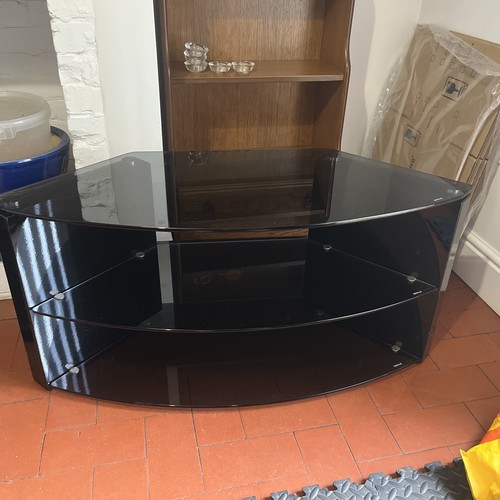 Black glass corner - glass,