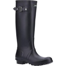 Cotswold Sandringham women's black PVC wellington boot
