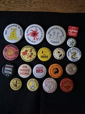 Job Lot Charity Tin Badges