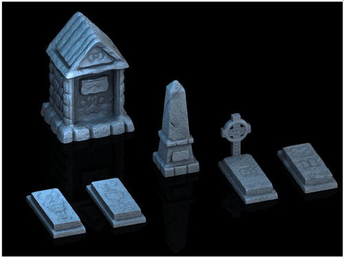 Graveyard set 28mm - graveyard,