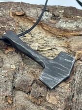 Thor’s Hammer Pendant Blacksmith Made Hand Forged. 