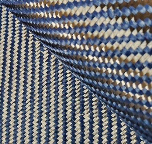 Blue black twill carbon - 3k,
