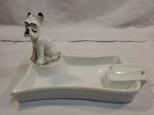 1930s gold castle ashtray - gold,