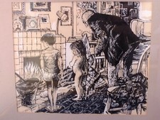 ORIGINAL ILLUSTRATION BY ROGER HALL FOR THE LISTENER NEW ZEALAND 1967