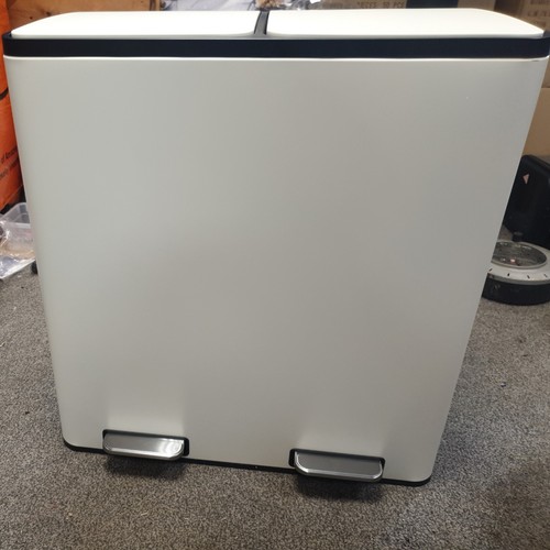 Cream recycling kitchen bin - cream,
