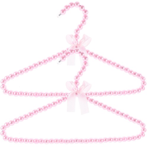 Pcs pink pearl beaded - pink,