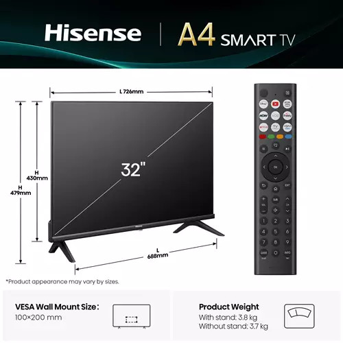 Hisense e4qtuk fhd - e4qtuk, led