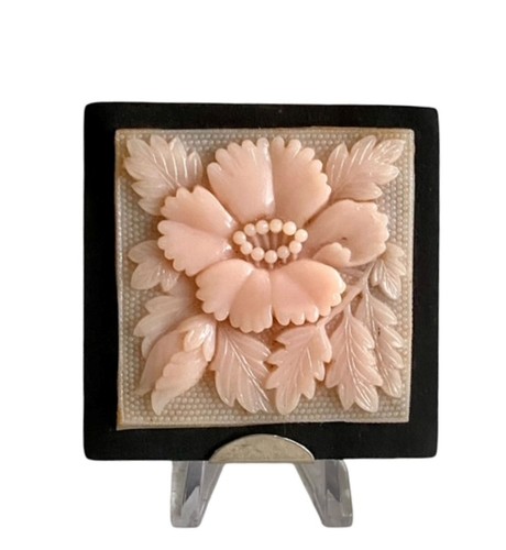 Vintage unused carved coral - unused,