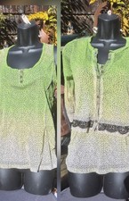 GARELLA Ombre green Leopard