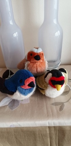 Plush soft toy birds - birds, with