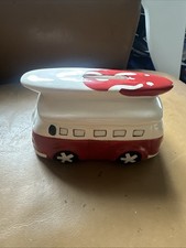 Bin CamperVan VW Red Ceramic