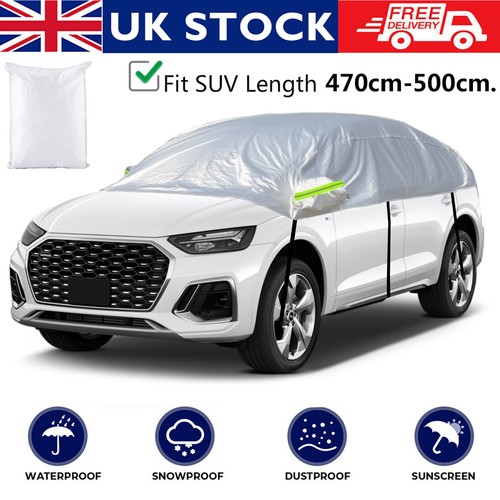 Universal suv half car cover - car,