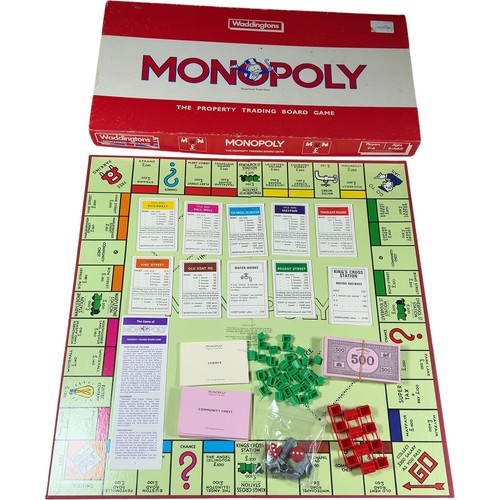 Waddingtons monopoly board - waddingtons,