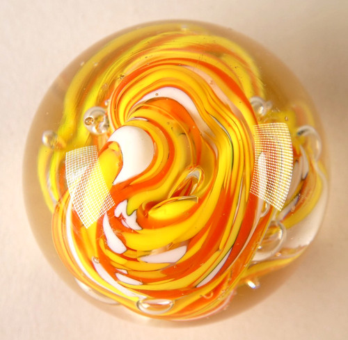 Vintage glass paperweight - vintage,