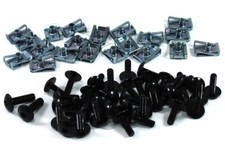 Aprilia RS 125 1999-2005 Black Anodised Aluminium Fairing Screen Bolt Kit RS125