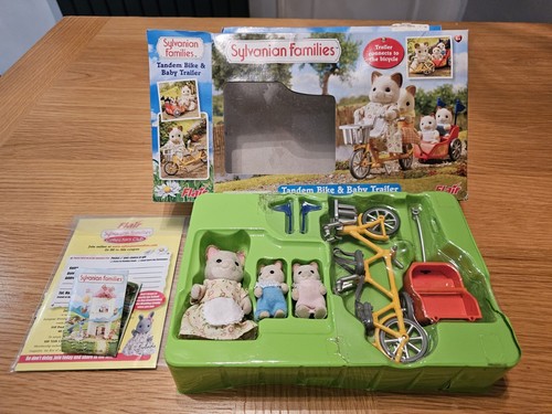 Sylvanian families tandem bike - sylvanian,