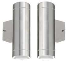 2 x Stainless Steel Double
