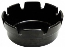 Ashtrays Black Plastic Outdoor Melamine 4" Cigarette Ashtray Pub
