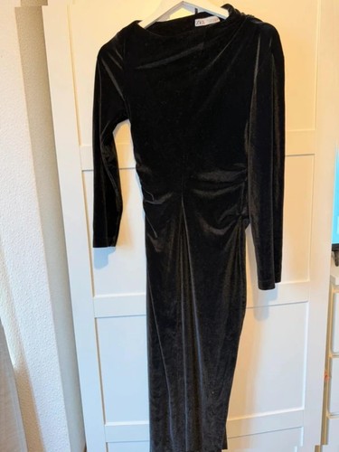 Zara size black - black, velvet