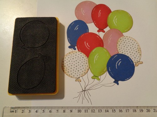 Sizzix balloons craft die - balloons,