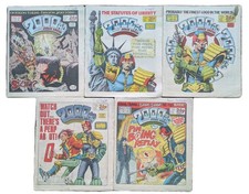 Job Lot of 5 Classic 2000AD