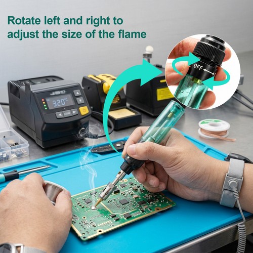 Portable butane soldering - portable, iron