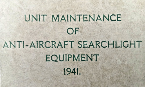 Ww2 anti aircraft searchlight - anti-aircraft,