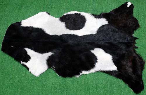 Luxury goat hide rug hair - rug, on