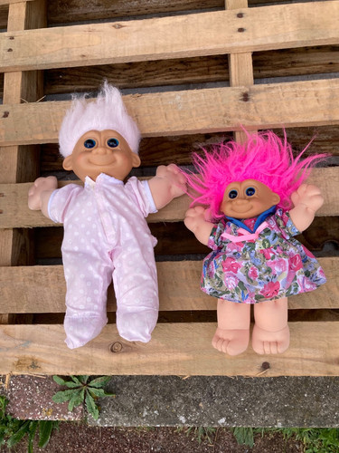 Vintage russ troll dolls - russ,
