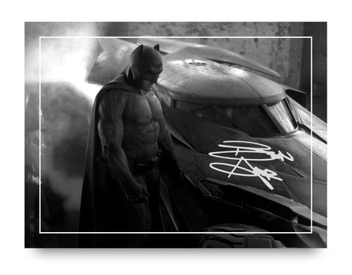 Ben affleck signed batman - ben, v
