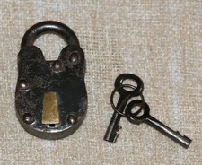 ANTIQUE CAST IRON & BRASS TWO