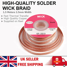 Solder Wick 1.5 Meters 2.5mm