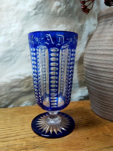 Vintage bohemian cobalt blue - bohemian,