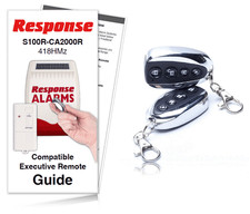 Response Alarm Remote S100R/CA2000R 418MHz Executive Remote TWIN PACK RRP £69.99